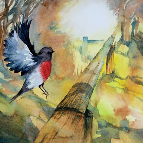 Greeting Card - Red Red Robinbreast