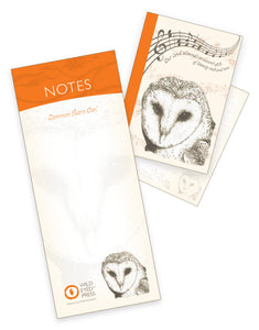 A7 Notebook / Pad - Common Barn Owl