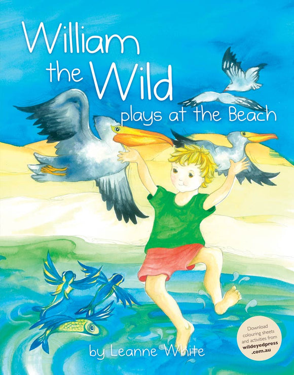 Children's Book - William the Wild Plays at the Beach