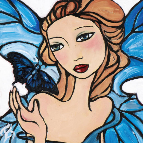 Greeting Card - Butterfly Blue