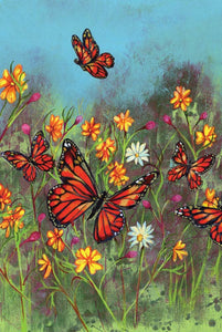 Greeting Card - Monarch Butterflies