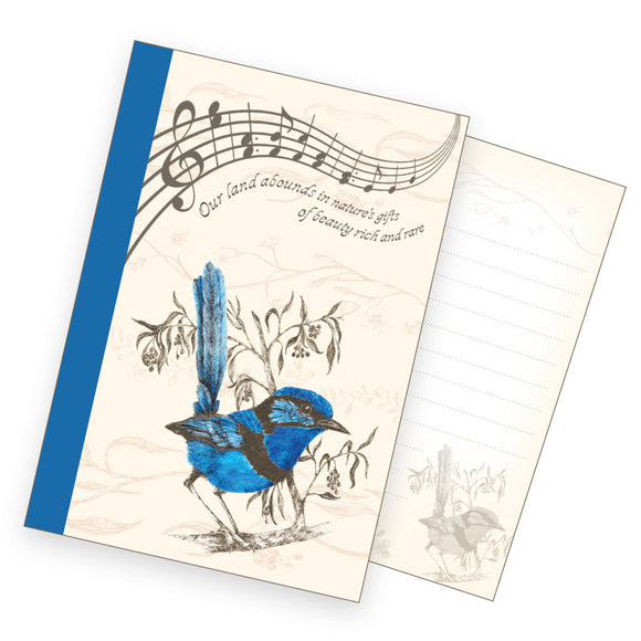 A6 Notebook - Male Splendid Fairy Wren