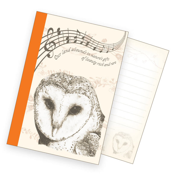 A6 Notebook - Common Barn Owl